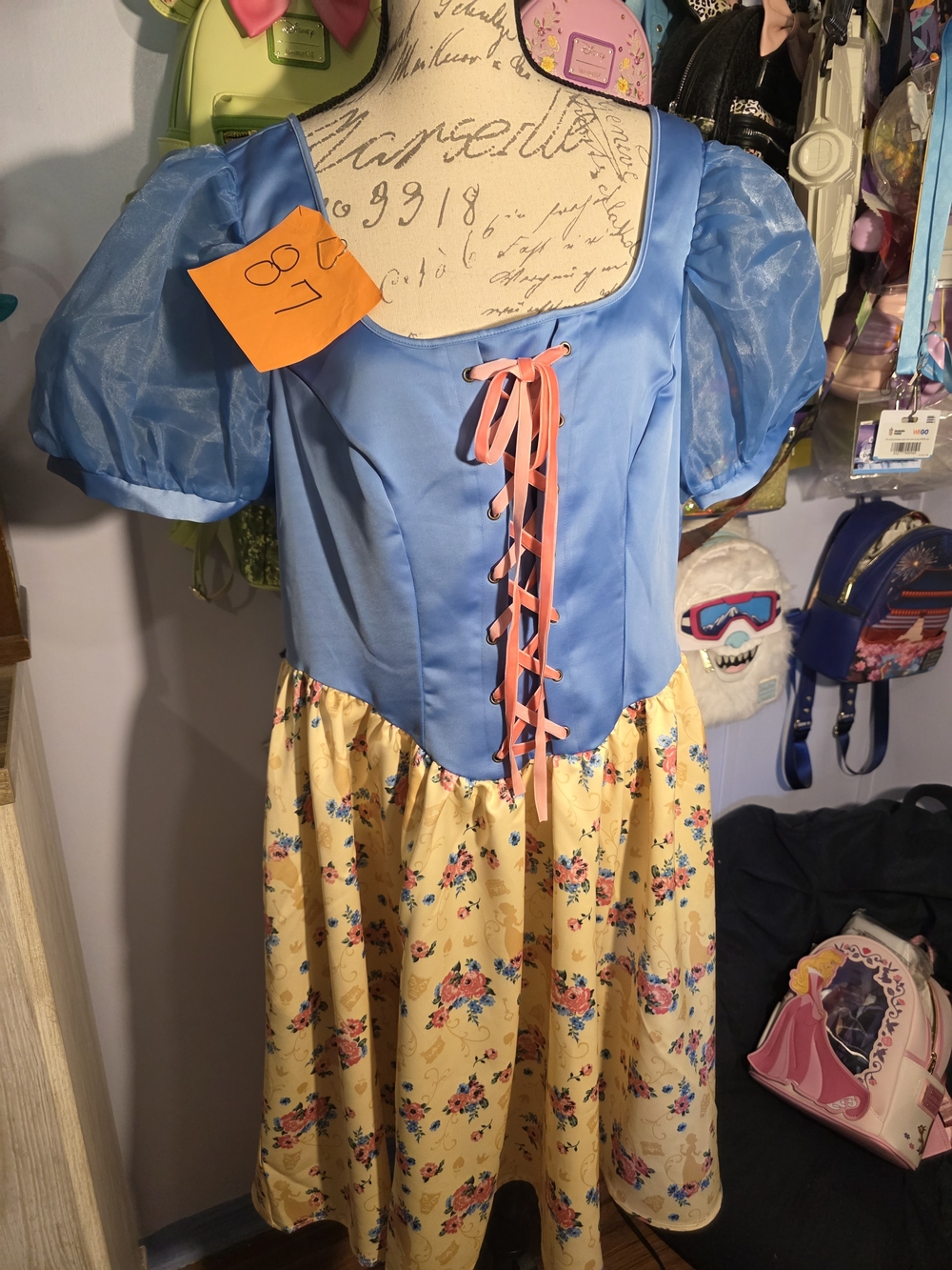 Disney Princess Snow White NWT Plus Size 2x Blue And Yellow Dapper